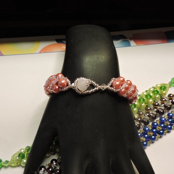 Sparkling Bracelets with bead clasp .. SB4 - Picture 10 of 16